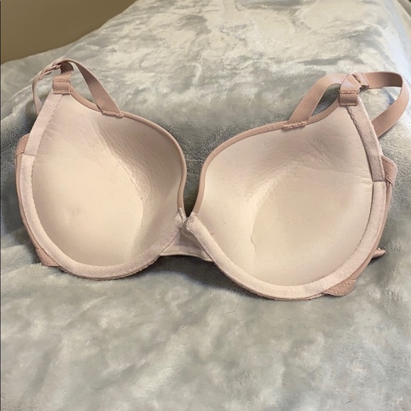 Maidenform 36 C Padded Lace Bra in Mauve - Picture 3 of 6